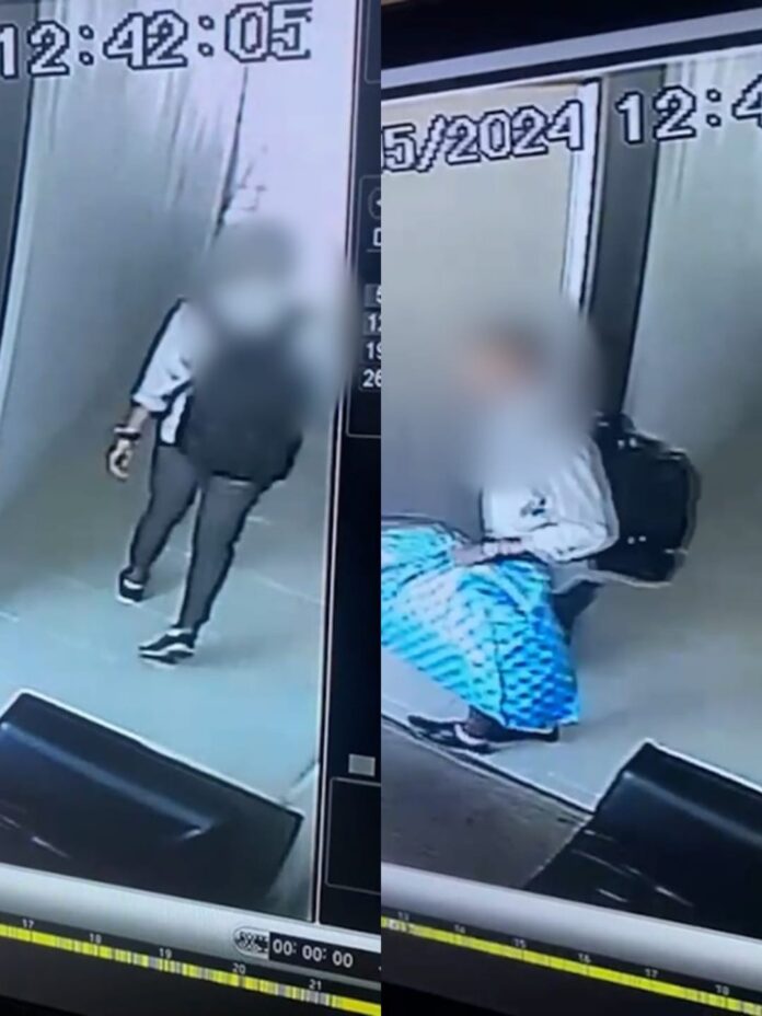 homem-se-passa-por-hospede,-entra-em-quarto-e-sai-de-hotel-levando-televisao;-veja-video