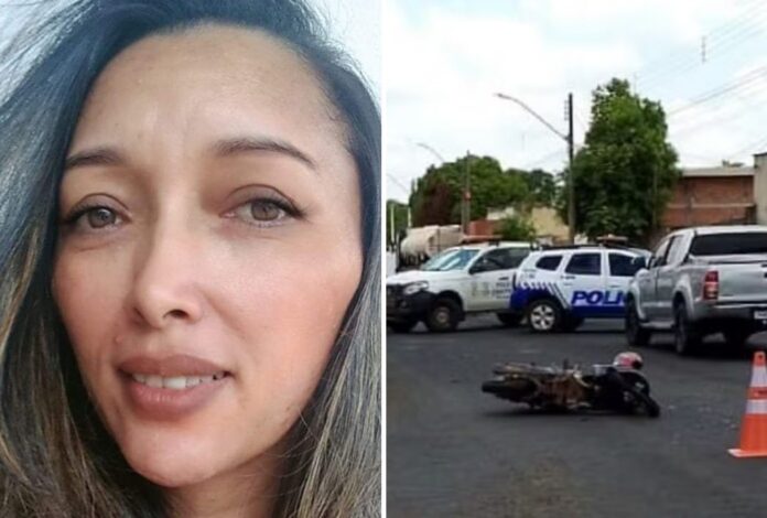 mulher-que-morreu-apos-moto-ser-atingida-por-caminhonete-era-gerente-em-papelaria