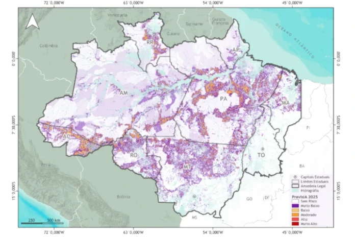 inteligencia-artificial-identifica-risco-de-desmatamento-para-6,5-mil-km2-na-amazonia-em-2025