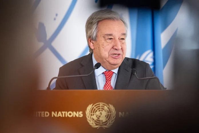 crise-climatica-e-ia-desenfreada-sao-ameacas-existenciais,-diz-secretario-geral-da-onu