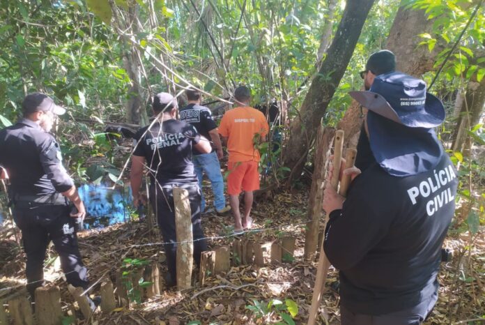 condenado-por-assassinato-leva-policiais-ao-local-onde-escondeu-corpo,-e-ossada-e-encontrada