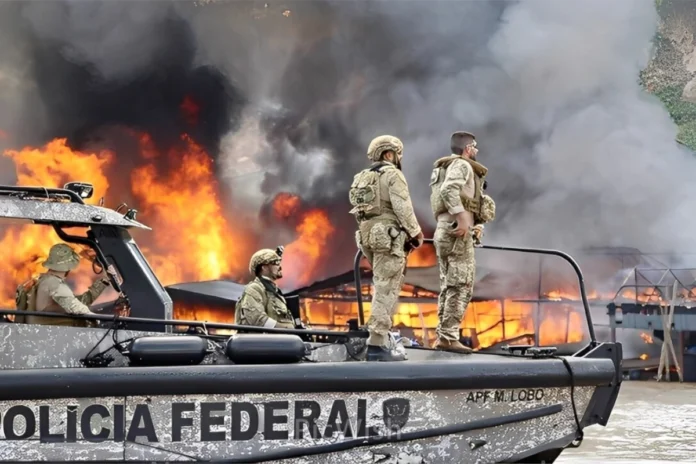 operacao-destroi-170-dragas-de-garimpo-ilegal-no-rio-madeira