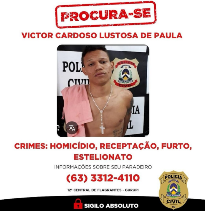 detento-condenado-por-homicidio-foge-enquanto-era-levado-para-hospital-no-sul-tocantins