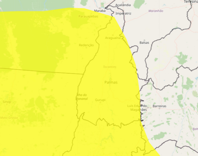 semana-comeca-com-alerta-de-chuva-amarelo-que-cobre-quase-todo-o-tocantins
