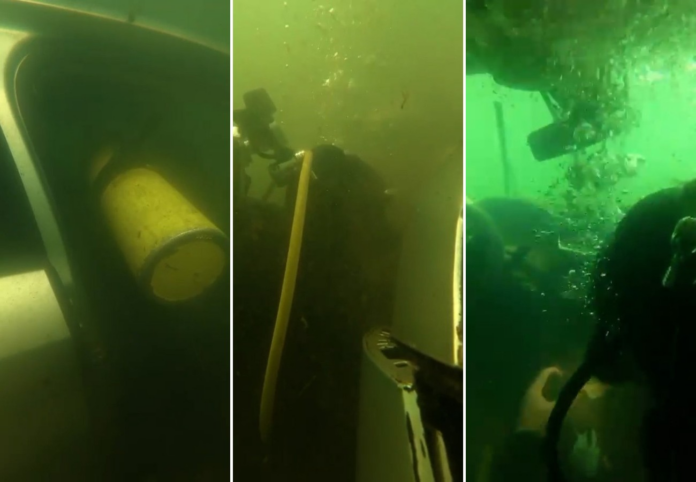 video-mostra-carro-sendo-retirado-do-lago-de-palmas-apos-descer-pier-e-deixar-motorista-morto