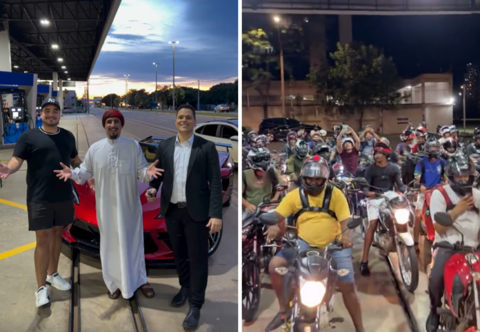 ‘sheik-tocantinense’-reune-multidao-ao-pagar-combustivel-para-motociclistas-em-palmas