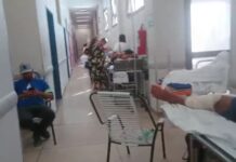 Hospital Geral de Palmas fica com corredores lotados de pacientes; VÍDEO hospital-geral-de-palmas-fica-com-corredores-lotados-de-pacientes;-video