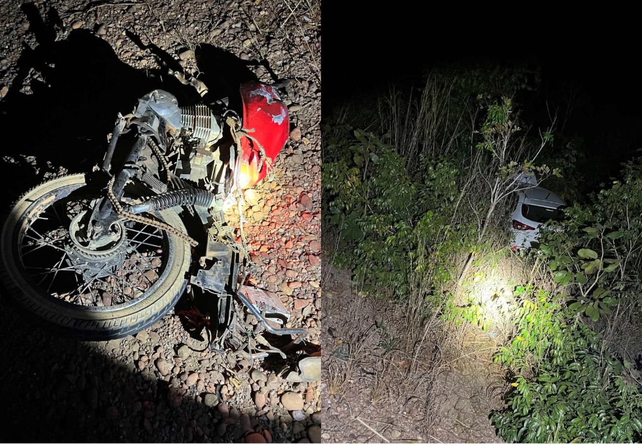 Acidente entre moto e carro deixa motociclista morto na BR-242, em Peixe acidente-entre-moto-e-carro-deixa-motociclista-morto-na-br-242,-em-peixe