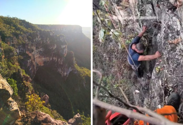 conheca-a-serra-do-to-onde-turista-escorregou-ao-tirar-selfie-e-ficou-preso-em-penhasco;-video conheca-a-serra-do-to-onde-turista-escorregou-ao-tirar-selfie-e-ficou-preso-em-penhasco;-video