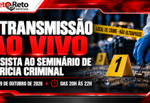 O seminário de Perícia Criminal terá transmissão ao vivo!